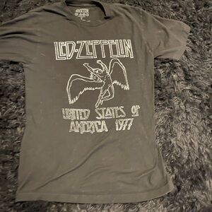 Led Zeppelin Black Graphic T-Shirt